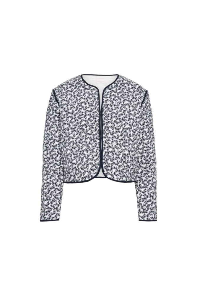 Elvera Jacket - Navy Rosehip Print