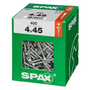 TRESKRUE SPAX TFT 4X45MM 400 STK TRESKRUE SPAX TFT 4X45MM 400 STK