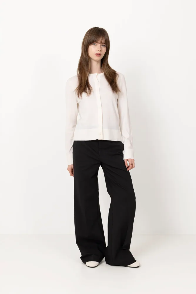Zellaiw Wide Pant - Black - Bilde 2