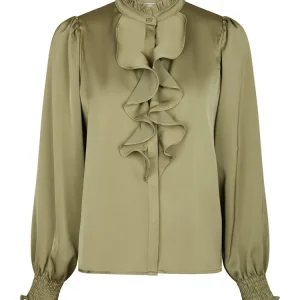 Zamola Blouse – Dusty Army Zamola Blouse – Dusty Army