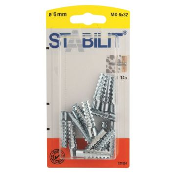 UNIVERSALPLUGG STABILIT 6X32 14STK UNIVERSALPLUGG STABILIT 6X32 14STK