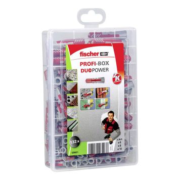 UNIVERSALPLUGG FISCHER DUOPOWER BOKS 132-PAKK UNIVERSALPLUGG FISCHER DUOPOWER BOKS 132-PAKK