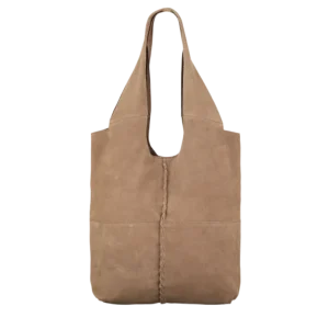Suede Demi Bag – Brown
