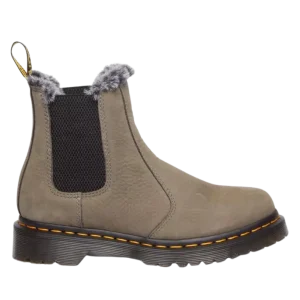 2976 Leonore Faux Fur Lined Chelsea Boots – Nickel Grey