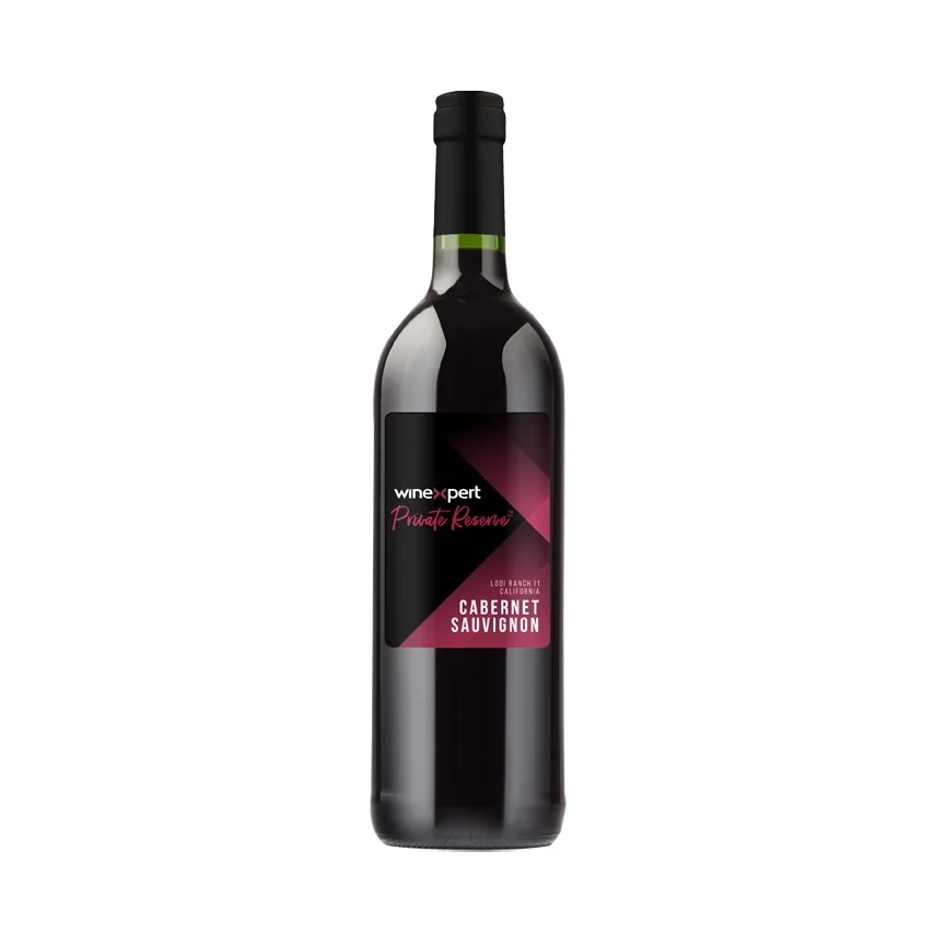 Private Reserve Vinsett - Cabernet Sauvignon, Lodi Ranch 11, California – with grape skins - Winexpert - Bilde 2