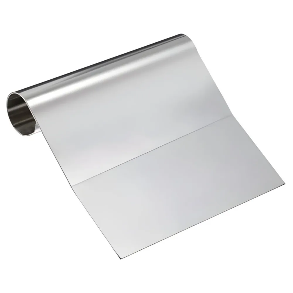 Silikomart bakeskrape i stål, knekk, 12cm