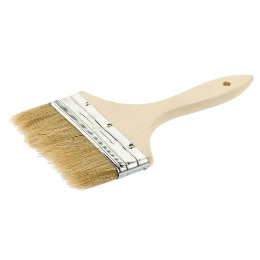 Bakepensel / Melkost, naturbust og treskaft, 127mm Bakepensel / Melkost, naturbust og treskaft, 127mm
