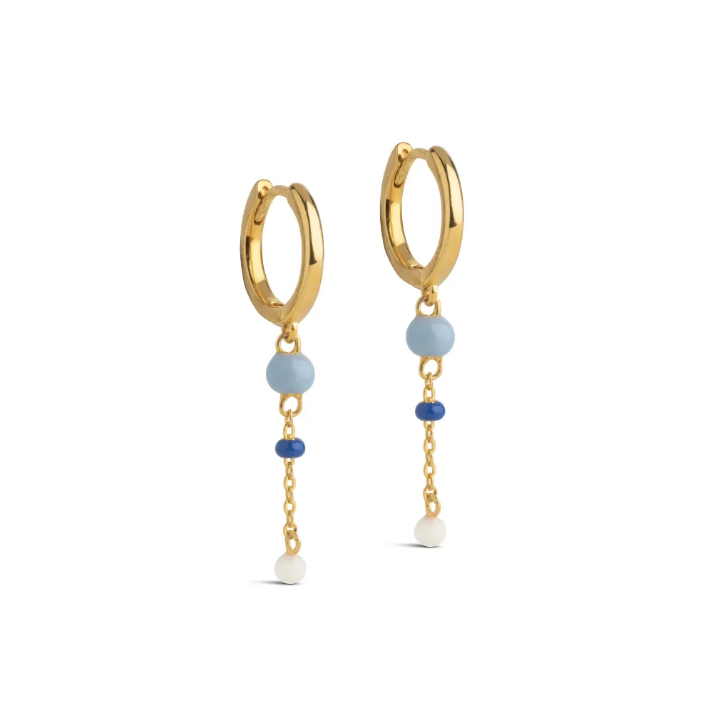 Lola Bold Hoops – Marine