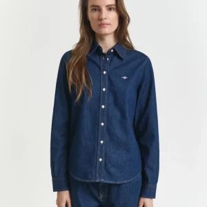 Reg Denim Shirt – Dark Blue