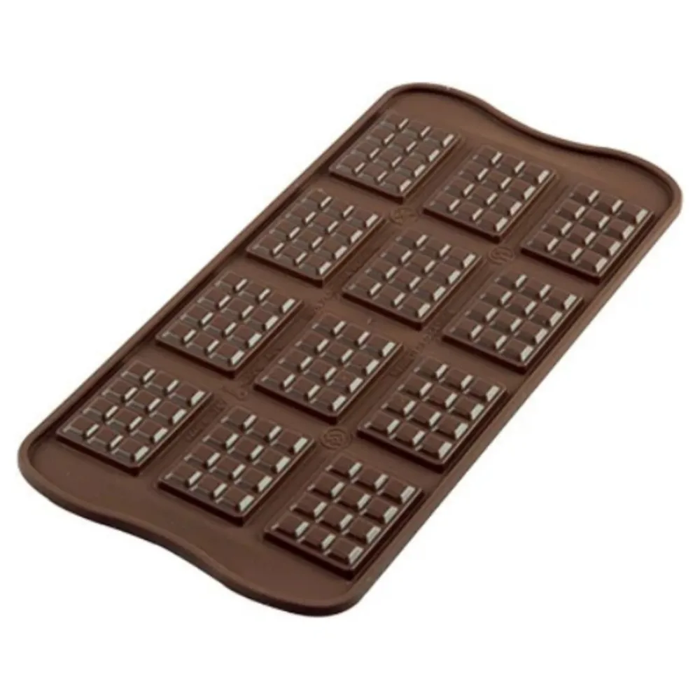 Silikomart silikonform mini-sjokoladeplater Silikomart silikonform mini-sjokoladeplater