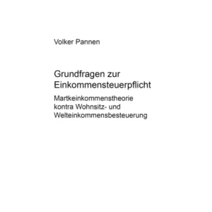 Grundfragen Zur Einkommensteuerpflicht