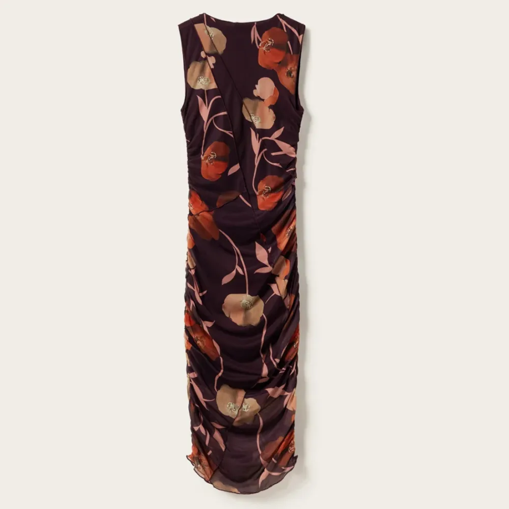 Sutton Kjole Caris Red Print - By Noella