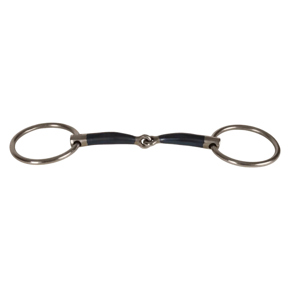 Velari Snaffle Single Jointed Loose Ring Sweet Iron