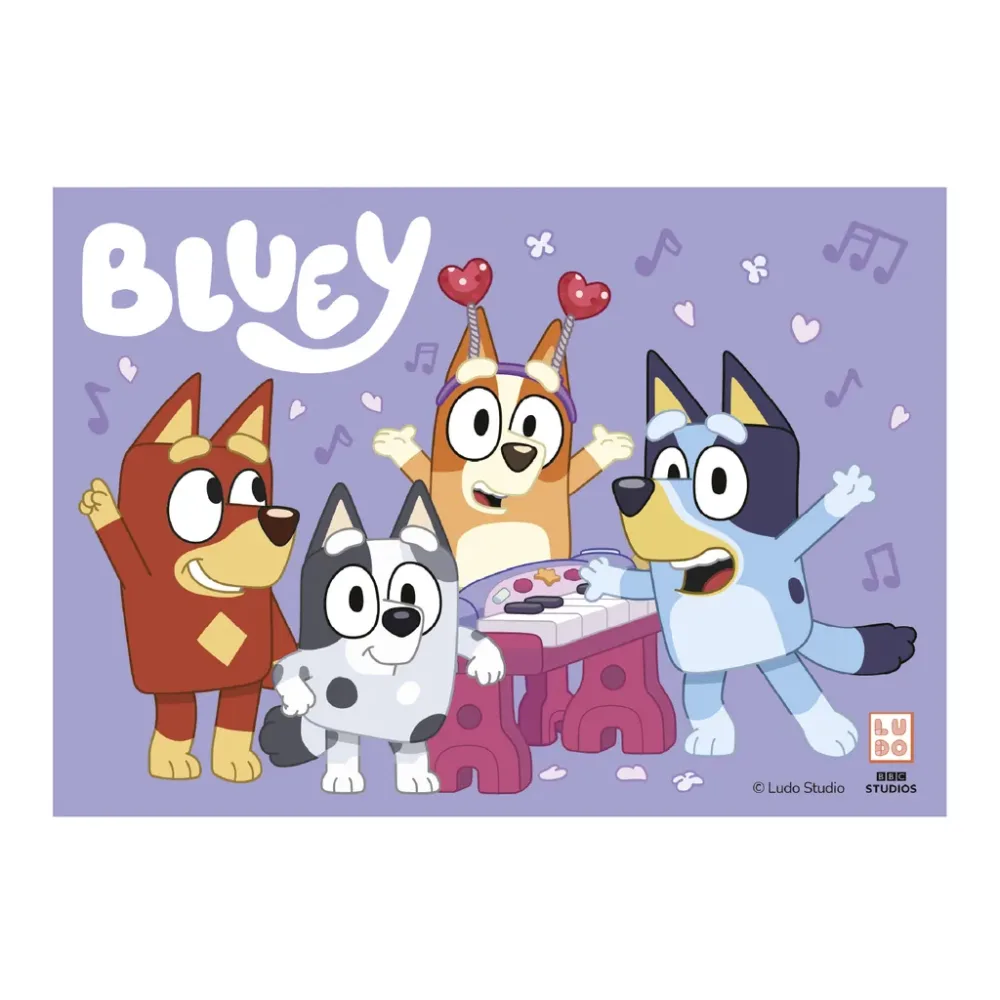 Bluey & Bingo spiselig kakebilde, wafer, A5 - Bilde 2