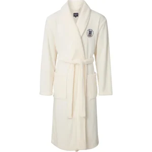 Lesley Fleece Robe – White
