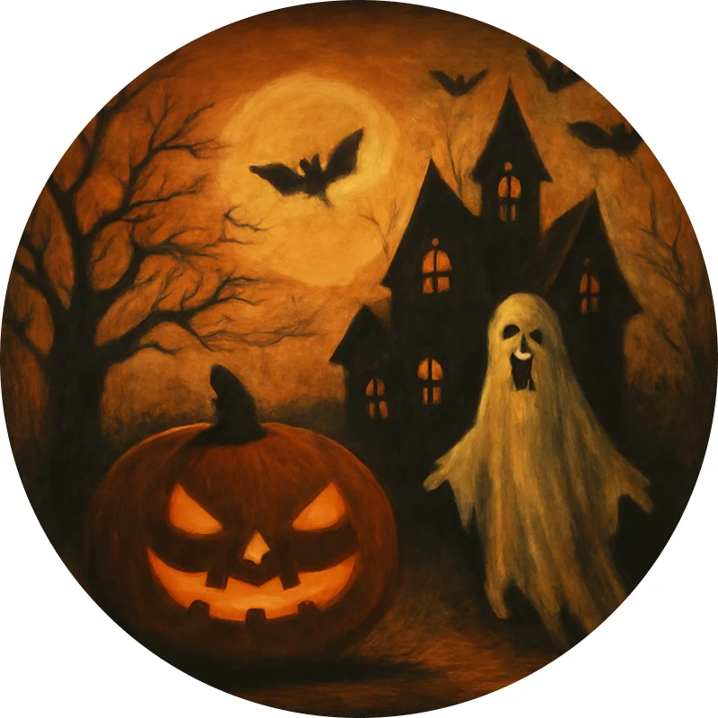 Halloween, Kakebilde Halloween, Kakebilde
