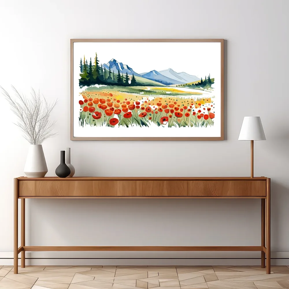 POPPIE FIELDS No2 - PLAKAT - Bilde 2