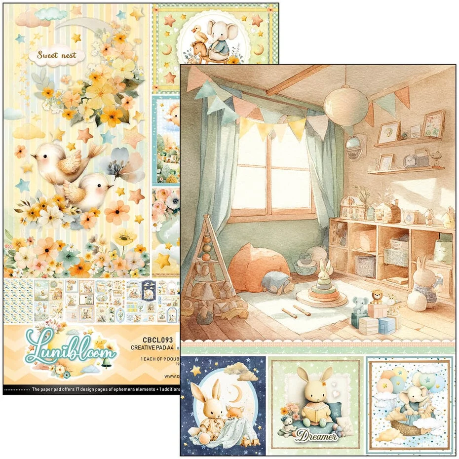 Ciao Bella - Lunibloom A4 Creative Pad (9pcs) (CBCL093) - Bilde 2