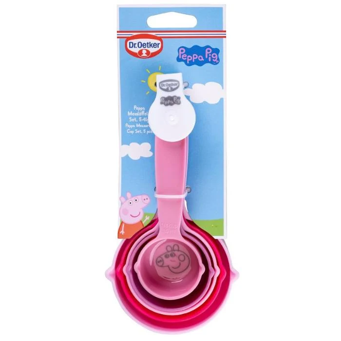 Dr. Oetker Måleskje- Peppa Gris sett/5 Dr. Oetker Måleskje- Peppa Gris sett/5