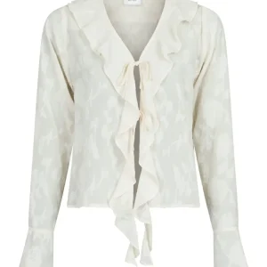 Anika Burnout Blouse – Off White Anika Burnout Blouse – Off White