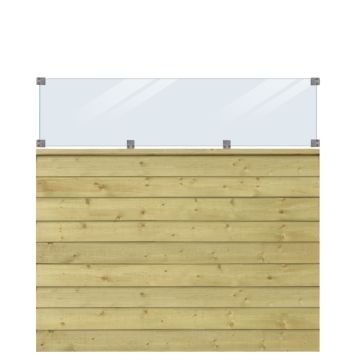 LEVEGG PLUS KLINK PROFIL M/GLASS PEFC 174X163CM