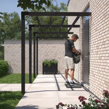 PERGOLA PLUS CUBIC MODELL 4 TRYKKIMPREGNERT TREVERK SVART 575X188X217 CM PERGOLA PLUS CUBIC MODELL 4 TRYKKIMPREGNERT TREVERK SVART 575X188X217 CM