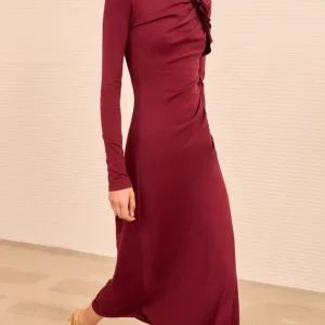 ULLA JOHNSON – Safi Dress – Claret