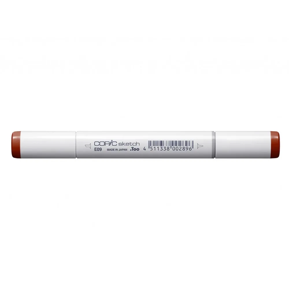 Copic Marker Sketch - E09 Burnt Sienna