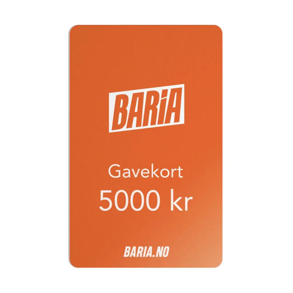 Gavekort 5000 kr