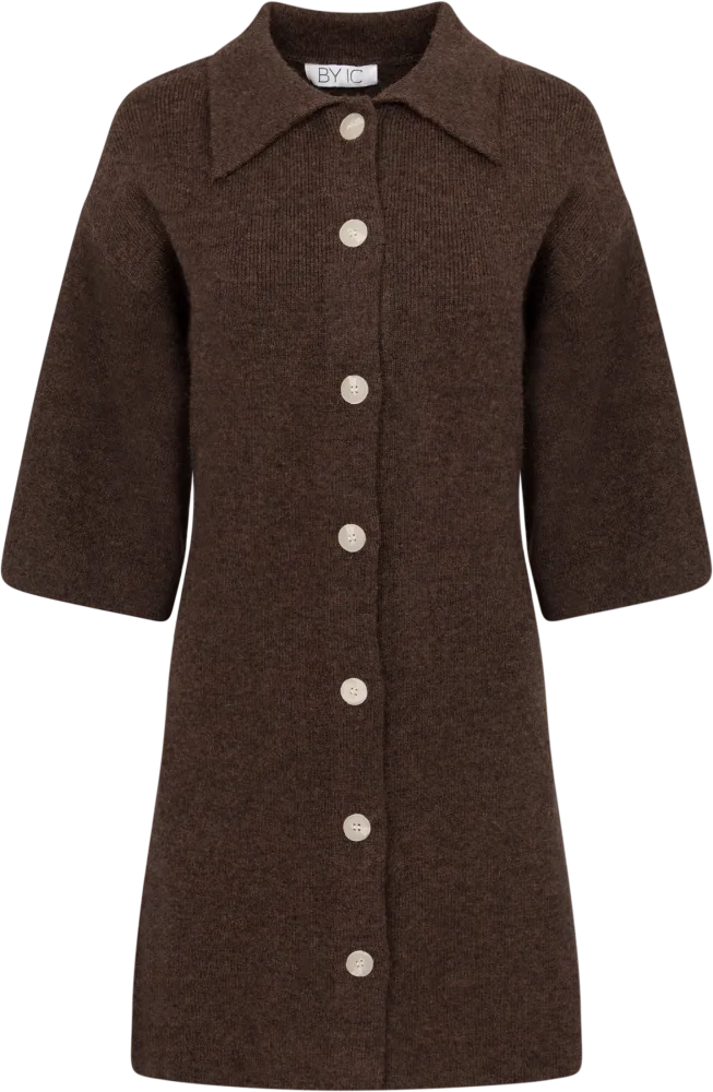 Oliviaic Knit Dress - Dark Brown