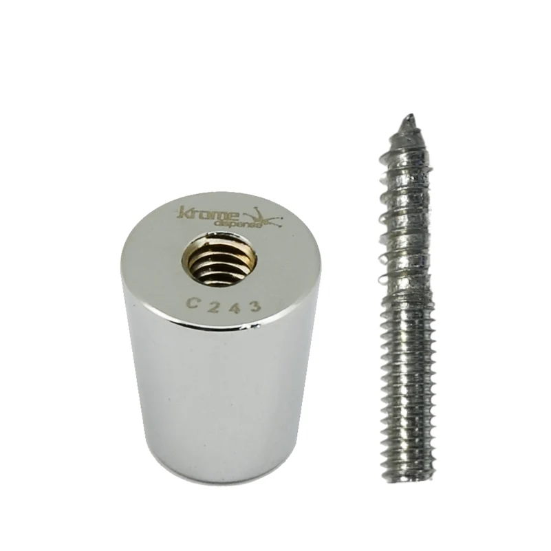 Chrome tap handle ferrule golden – hylse til tappekran, komplett med bolt