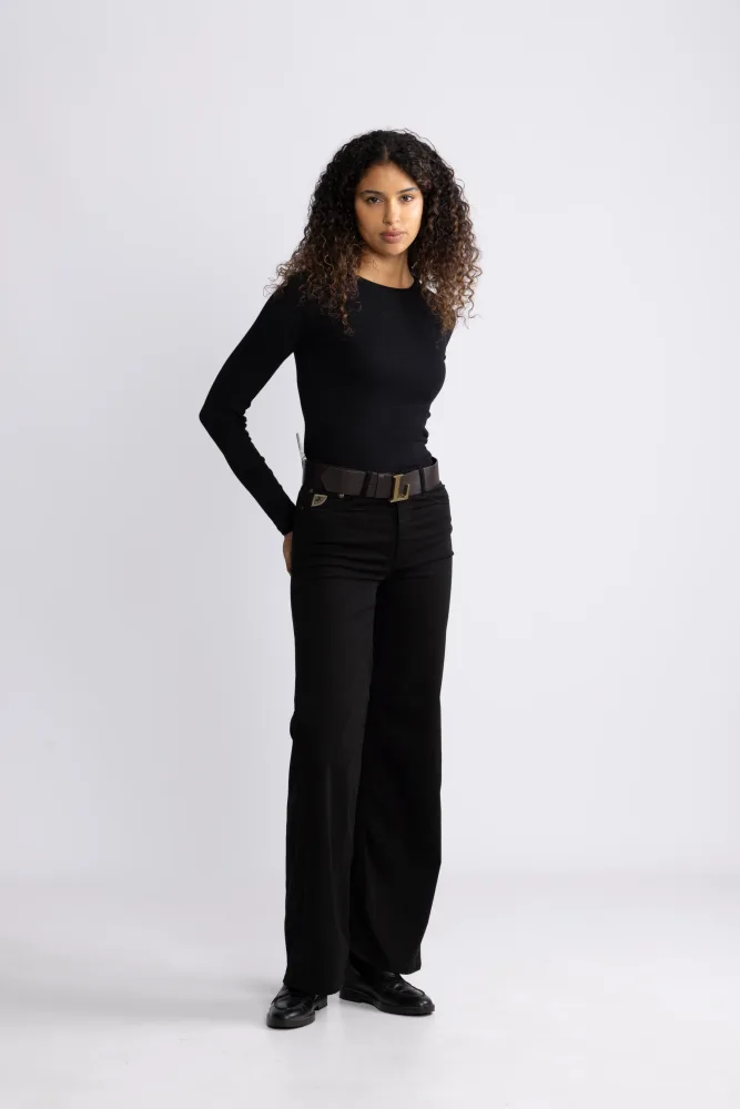 L-Belt - Brown W/Gold - Bilde 3