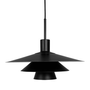 TAKLAMPE DYBERG LARSEN KAY D50 SVART SØLV