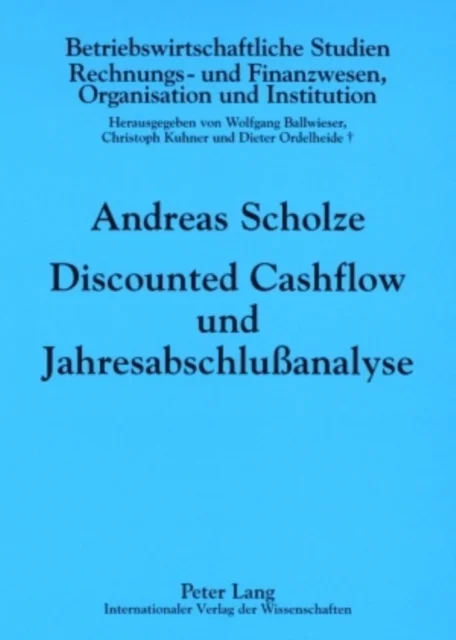 Discounted Cashflow Und Jahresabschlußanalyse