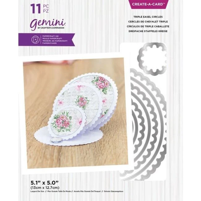 Gemini Triple Easel Circles Create-a-Card Dies Gemini Triple Easel Circles Create-a-Card Dies