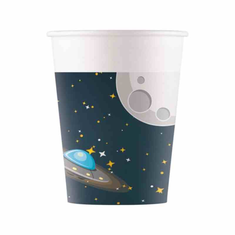 Pappkopper verdensrommet – Rocket Space, pk/8 Pappkopper verdensrommet – Rocket Space, pk/8