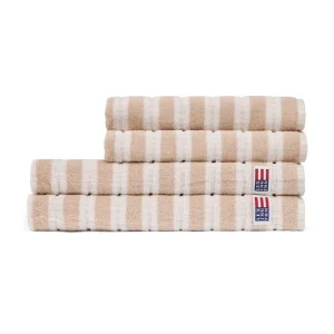 Striped Terry Towel 70X130 – Lt Beige/Off White