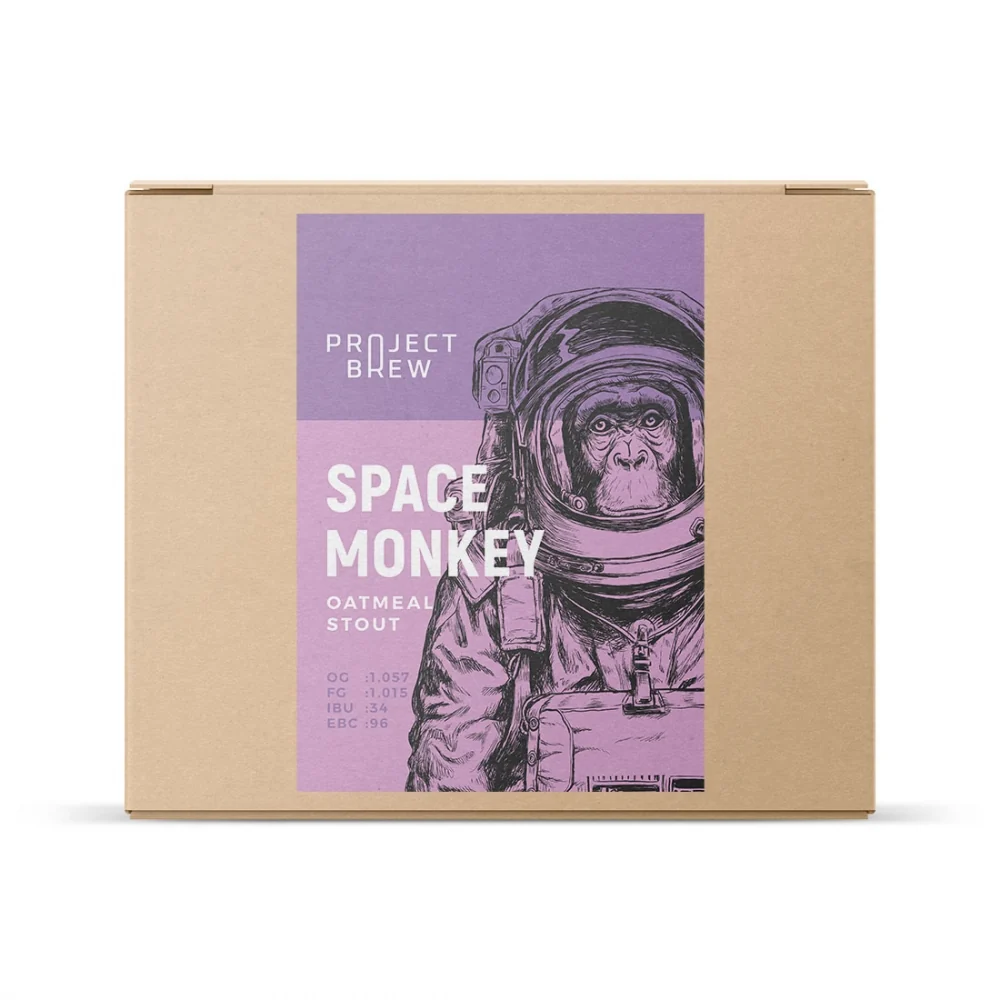 Space Monkey – Oatmeal Stout – allgrain ølsett