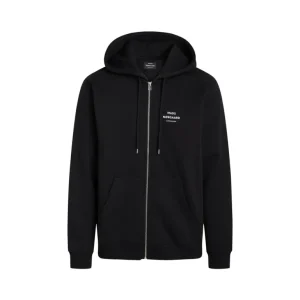 Standard Hoodie Zip Logo Sweat – Black