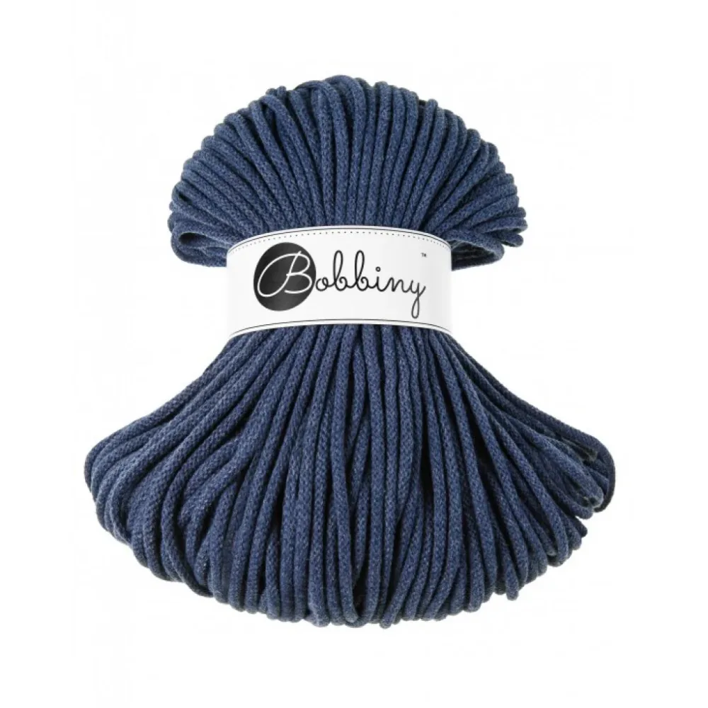 Bobbiny Braided Cord 5mm 100m – Jeans