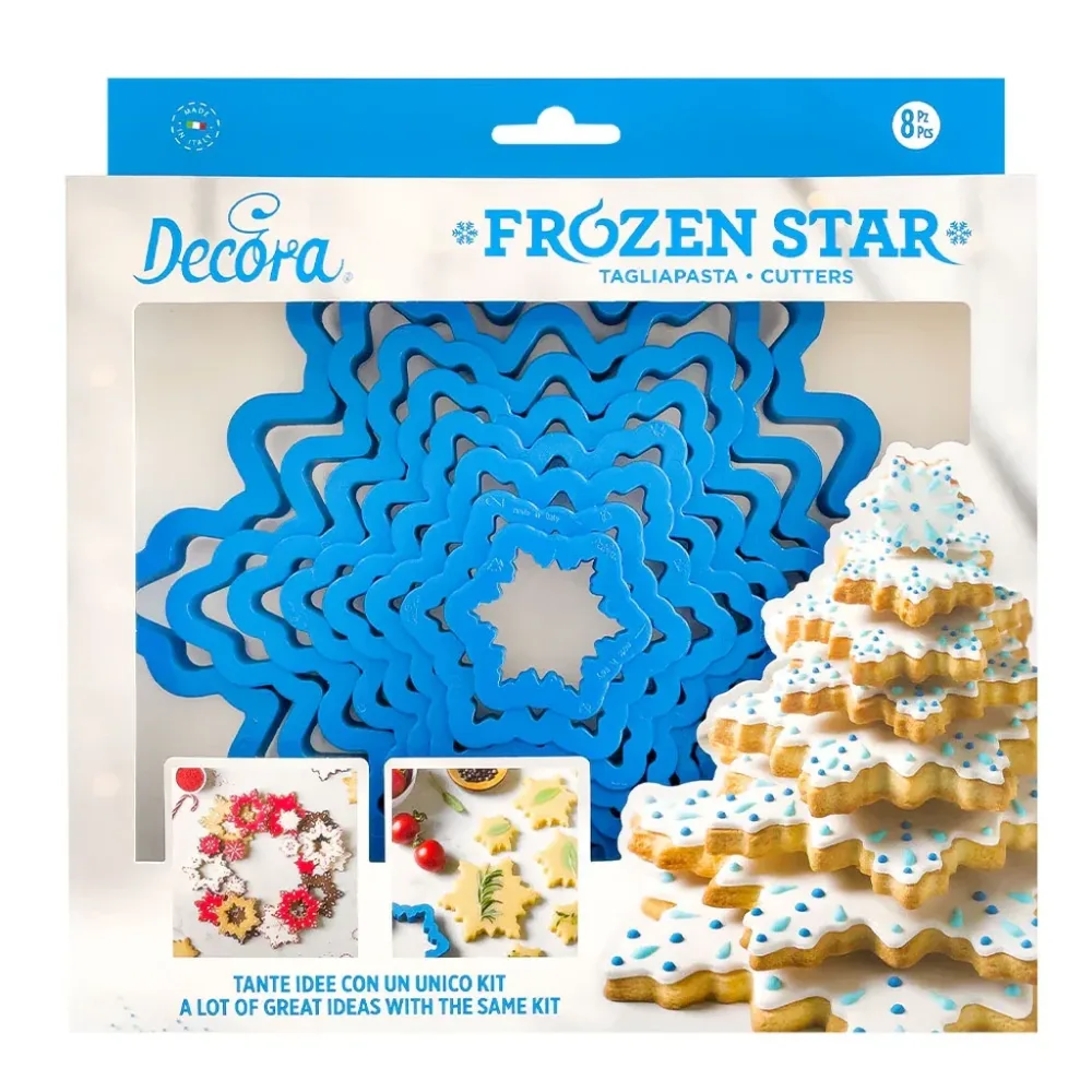 Decora Utstikkere – Snøkrystaller pk/8 Decora Utstikkere – Snøkrystaller pk/8