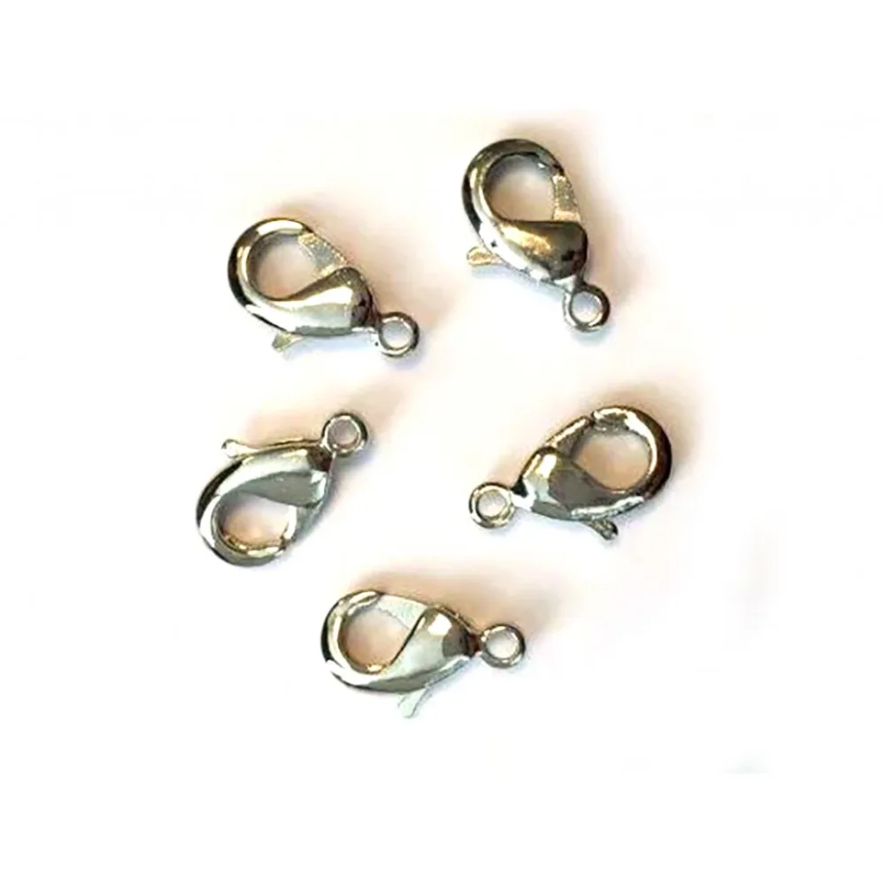 Karabinlås Premium – 12mm 5stk – Sølv