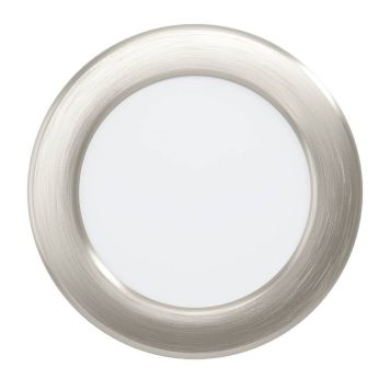 SPOTLIGHT EGLO FUEVA 6 INNFELT Ø117 CCT 6W 800LM BØRSTET STÅL SPOTLIGHT EGLO FUEVA 6 INNFELT Ø117 CCT 6W 800LM BØRSTET STÅL