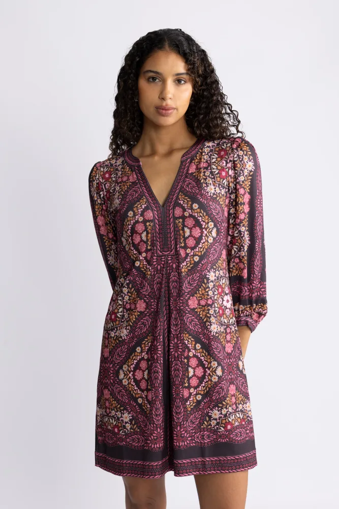 Malayah Dress - Wine - Bilde 2