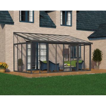 HAGESTUE CANOPIA SANREMO 16,3M² MØRKEGRÅ HAGESTUE CANOPIA SANREMO 16,3M² MØRKEGRÅ
