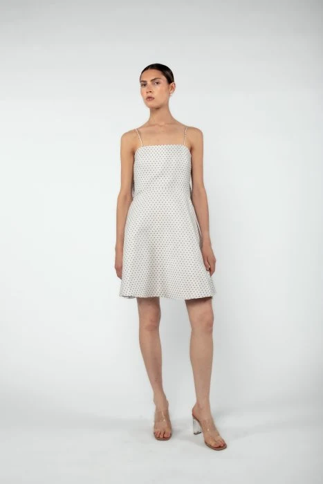 Bow Dress - Off White - Bilde 2