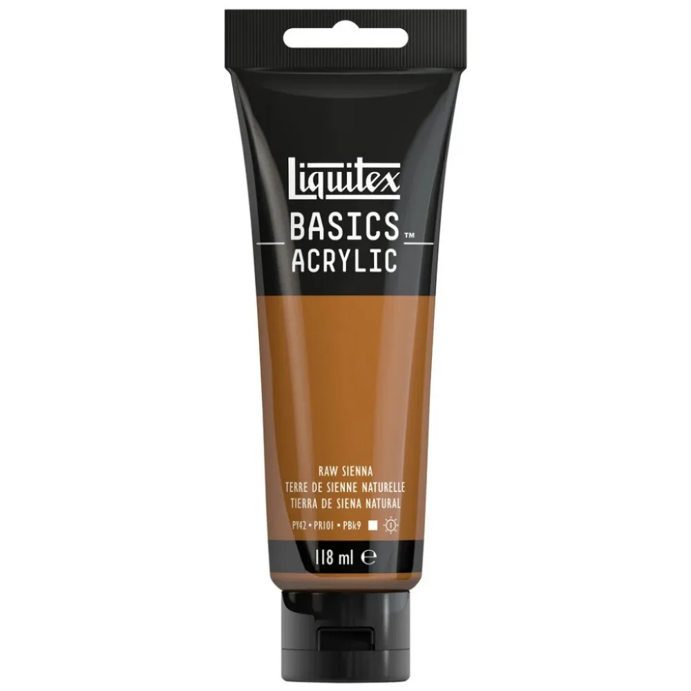 Liquitex Basics Acrylic 118ml – 330 Raw Sienna S1 Liquitex Basics Acrylic 118ml – 330 Raw Sienna S1