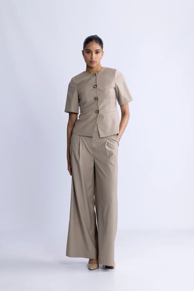 Kazia Pants - Oyster - Bilde 2