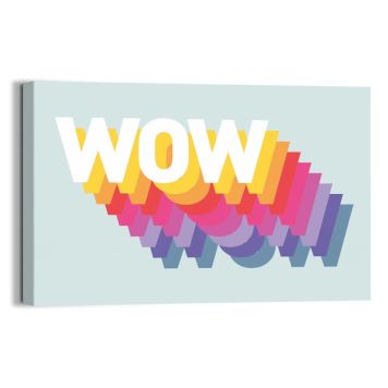 BILDE REINDERS WOW GICLEE ON CANVAS 20X30CM
