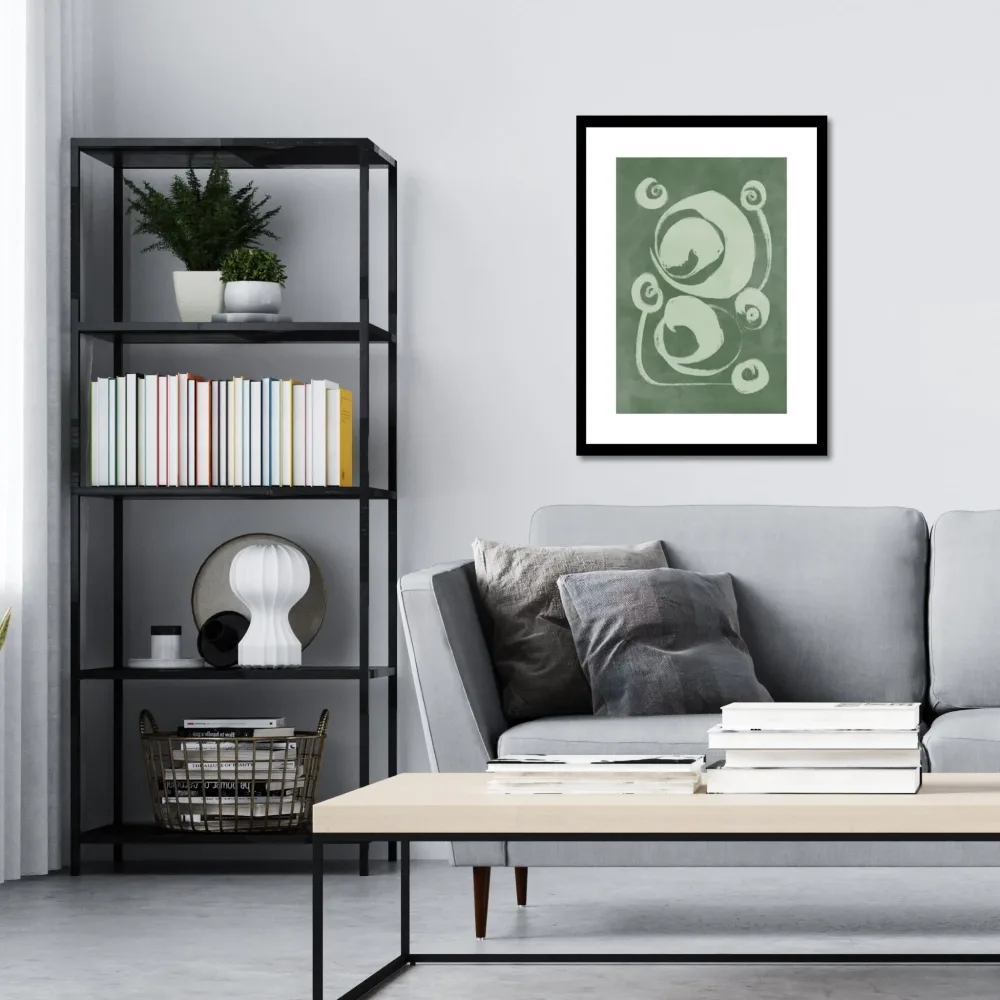 GREEN ABSTRACT No7 - PLAKAT - Bilde 2